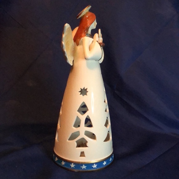 🎄 Ceramic LED Illuminated Angel Christmas Decoration | 2008 | Home Elegance - Picture 4 of 16